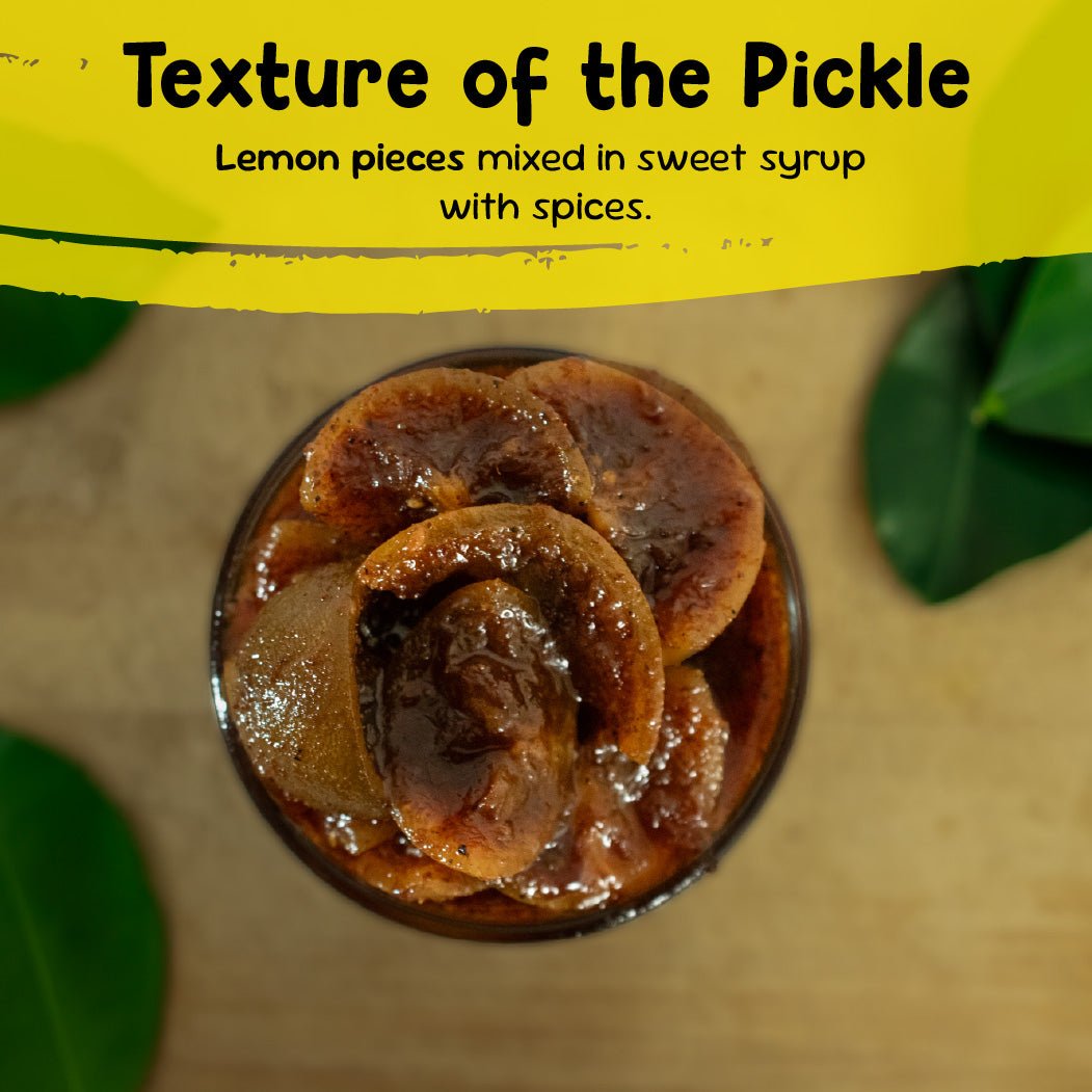 Parampara kerala Authentic Sweet & Sour Lemon Pickle real species and healthy