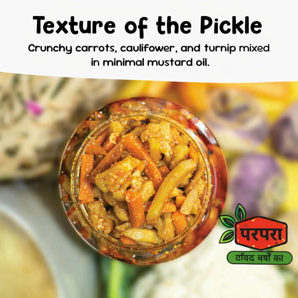 Parmapara Kerala authentic pickle combo 3× 1 kg each chilli pickle, Gajar mooli mix, lemon pickle