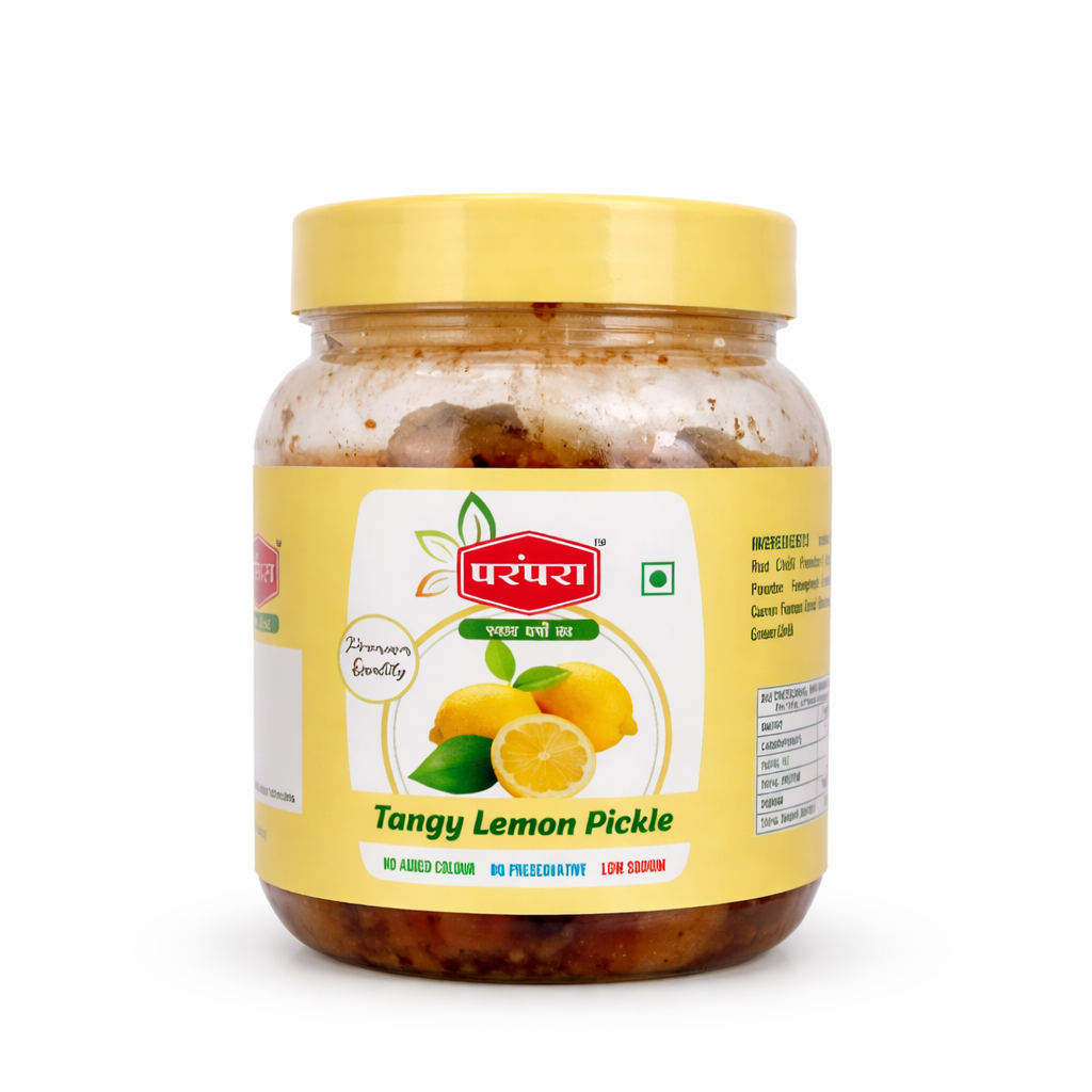 Parampara kerala Authentic Sweet & Sour Lemon Pickle real species and healthy