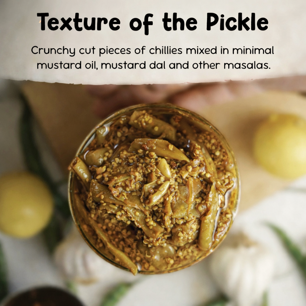 Parampara Traditional Bharwa Mirch (Stuffed Green Chilli) Pickle